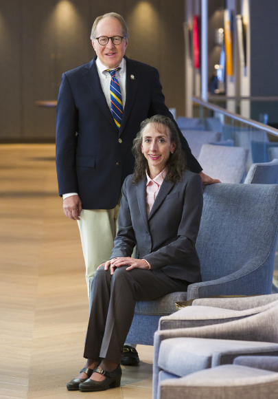 Carl Backer, M.D., and Elizabeth Stephens, M.D., Ph.D.